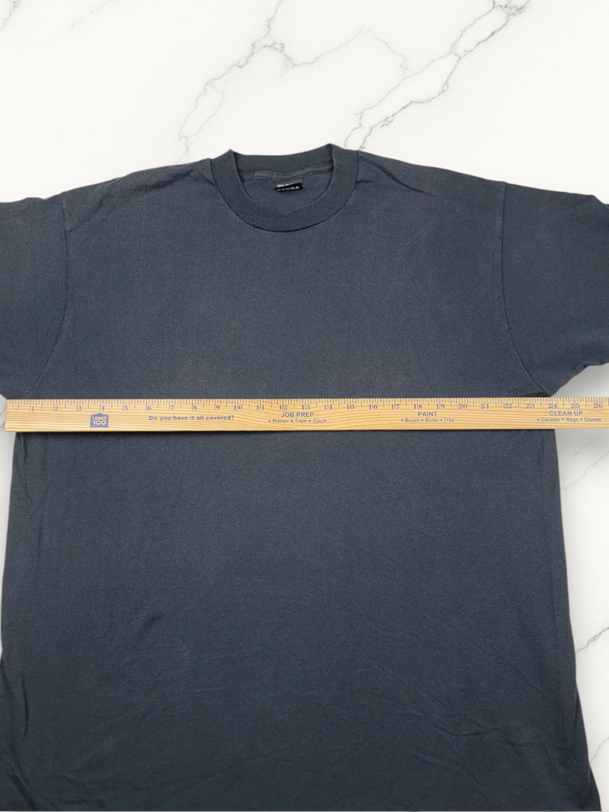 Screen Stars Best Vintage 90s Blank T-Shirt Mens XXL Faded Black Single Stitch