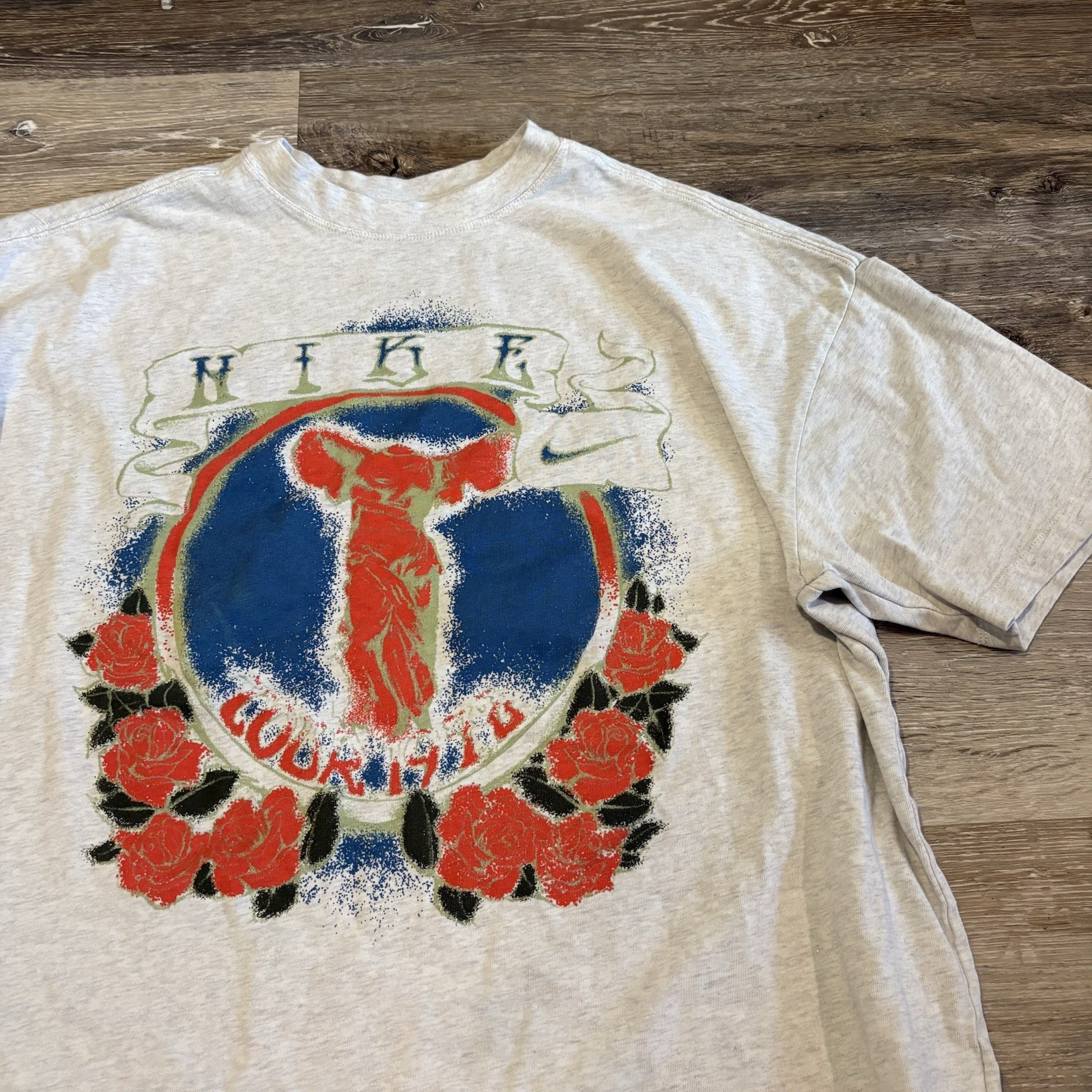 Vintage Inspired Nike Essential Oversized Band T-Shirt Women’s Size Large