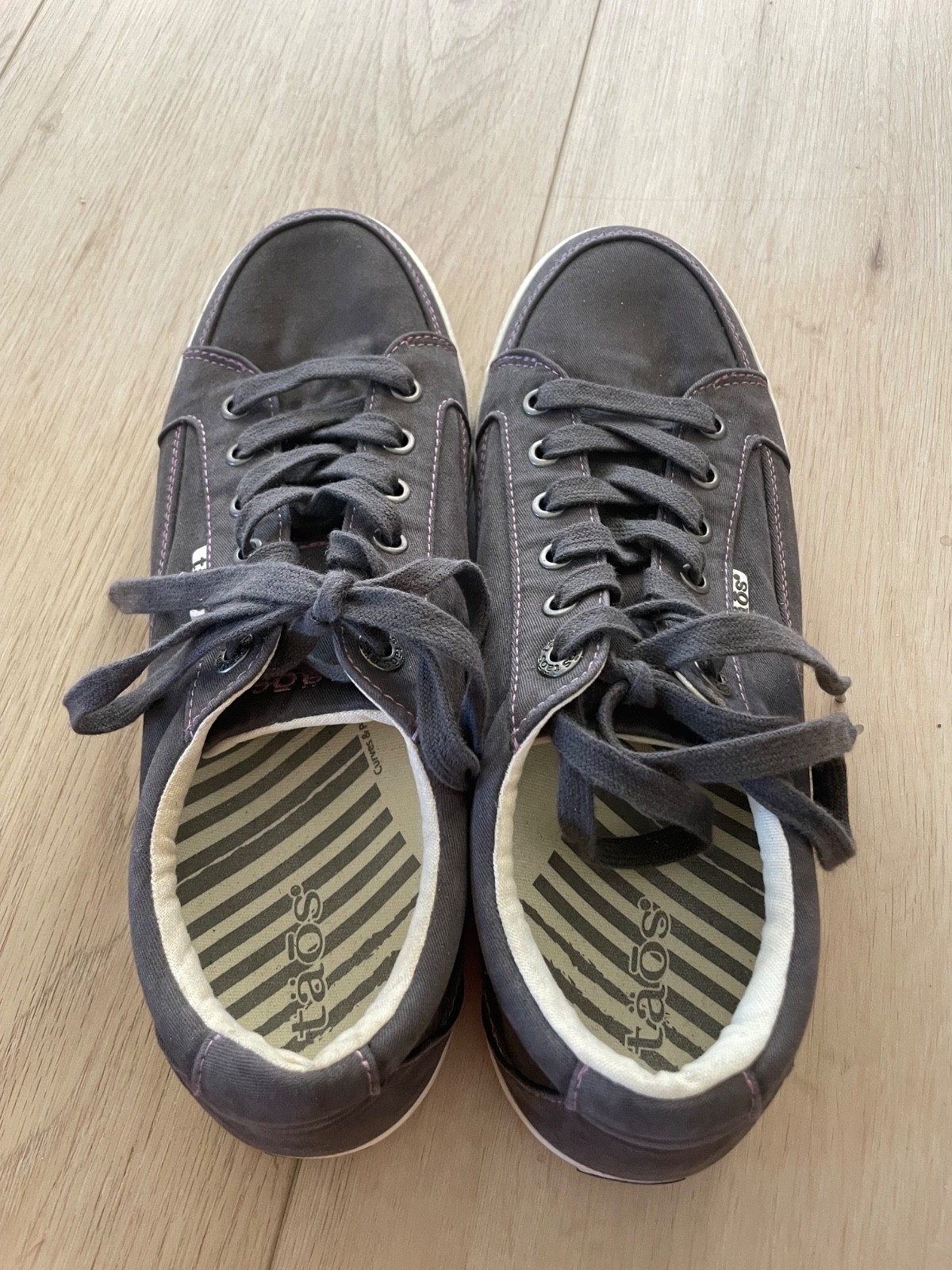 Tao MDC Star Size 10M dark grey, Lace Up Canvas Casual Shoes/sneakers, excellent