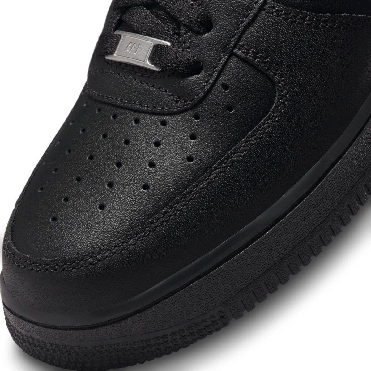 Nike Air Force 1 Low ’07 Triple Black Mens Black Sports Sneaker CW2288-001