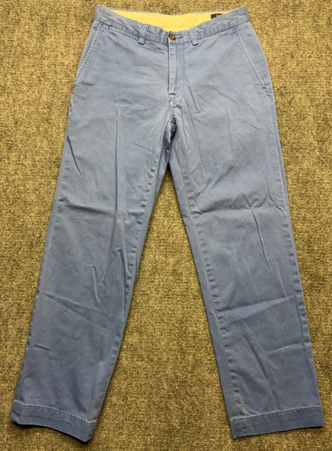 Polo Ralph Lauren Blue Chino Pants Men’s 30×30 Straight Fit 100% Cotton Casual