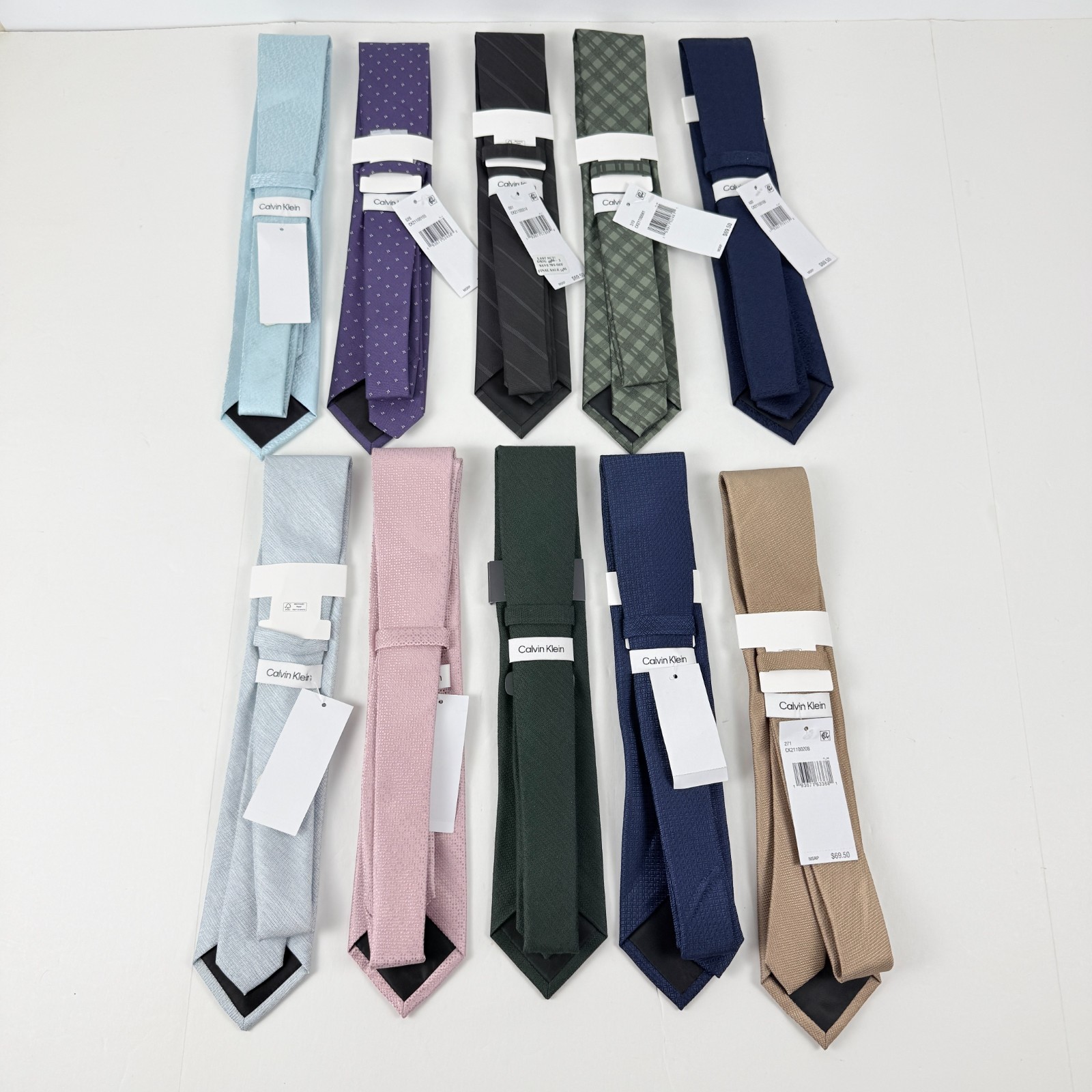 Calvin Klein Men’s Premium Ties Assorted Business Wedding Formal New Fast Ship
