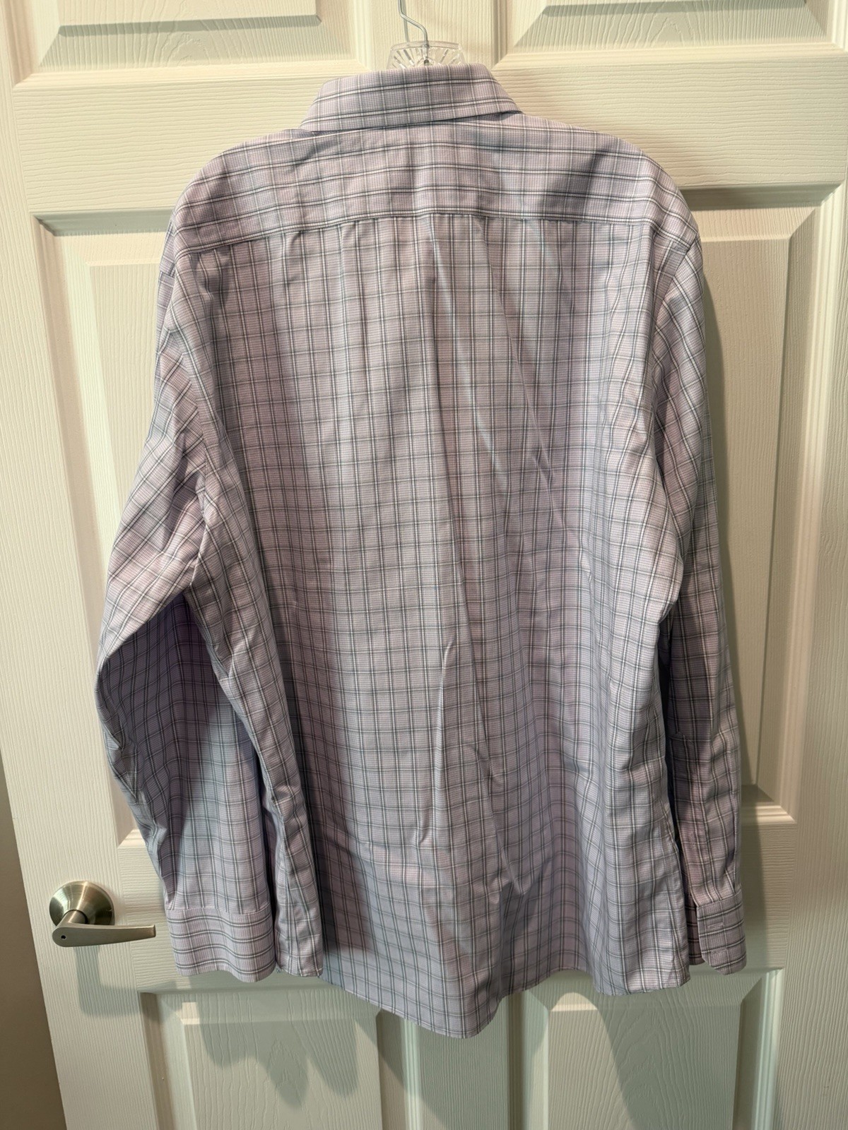 Banana Republic Non Iron Slim Fit Size 17-17.5 XL Button Up Shirt Light