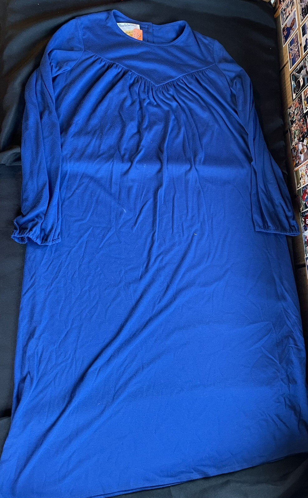 vintage dress size 12 blue andiamo diane von furstenburg long