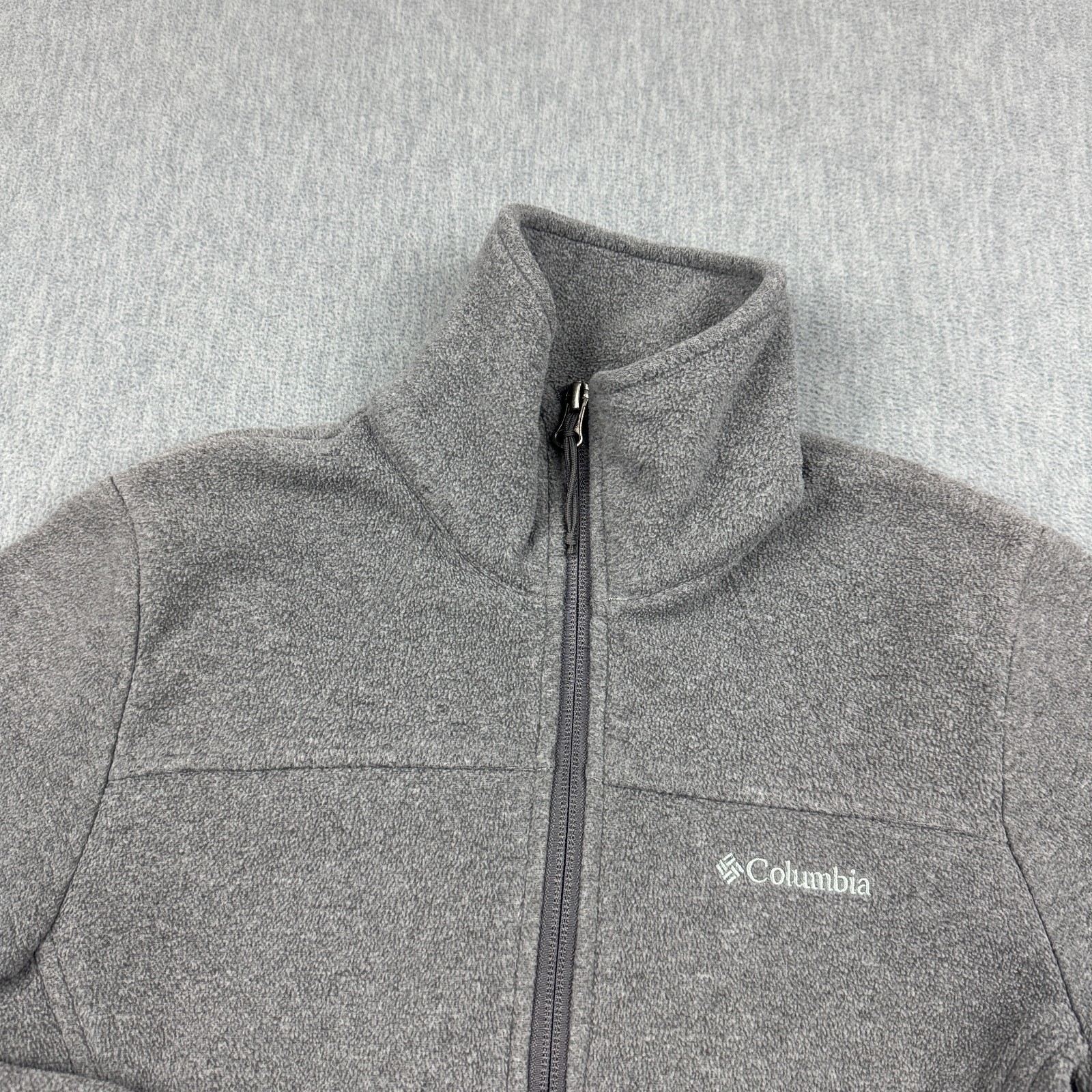 Columbia Jacket Womens XS Gray Fast Trek II Fleece Full Zip Hiking Outdoors