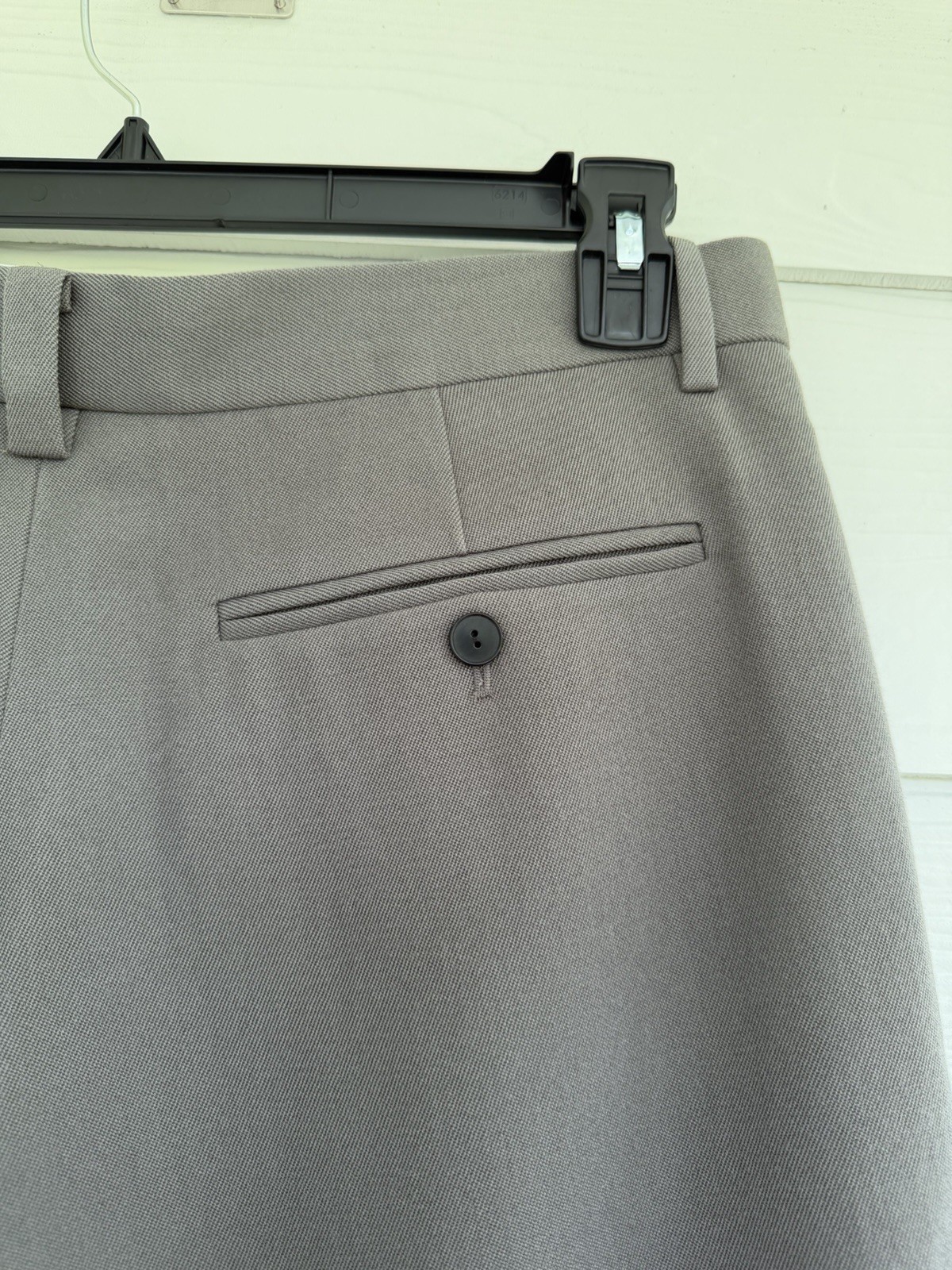 Calvin Klein Collection Wool Dress Pants Mens 46IT Moon Grey Italy NWT MSRP $940