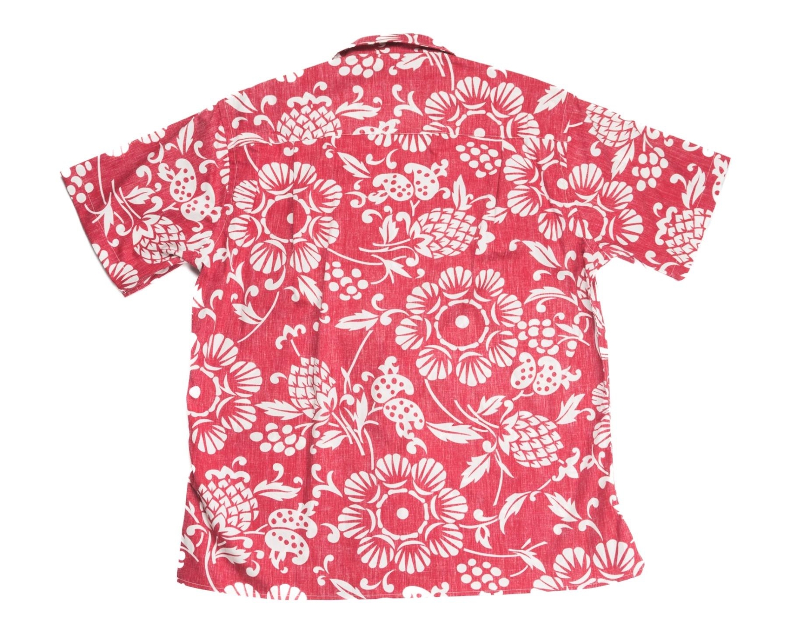 Gitman Vintage $215 Red Duke’s Pareo Print 100% Cotton Camp Shirt S/S L