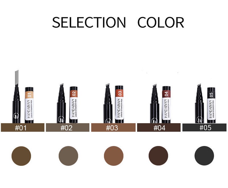 Four-head Eyebrow Pencil Liquid Eyebrow Pencil Tattoo Eyebrow Pencil Eyebrow Pen