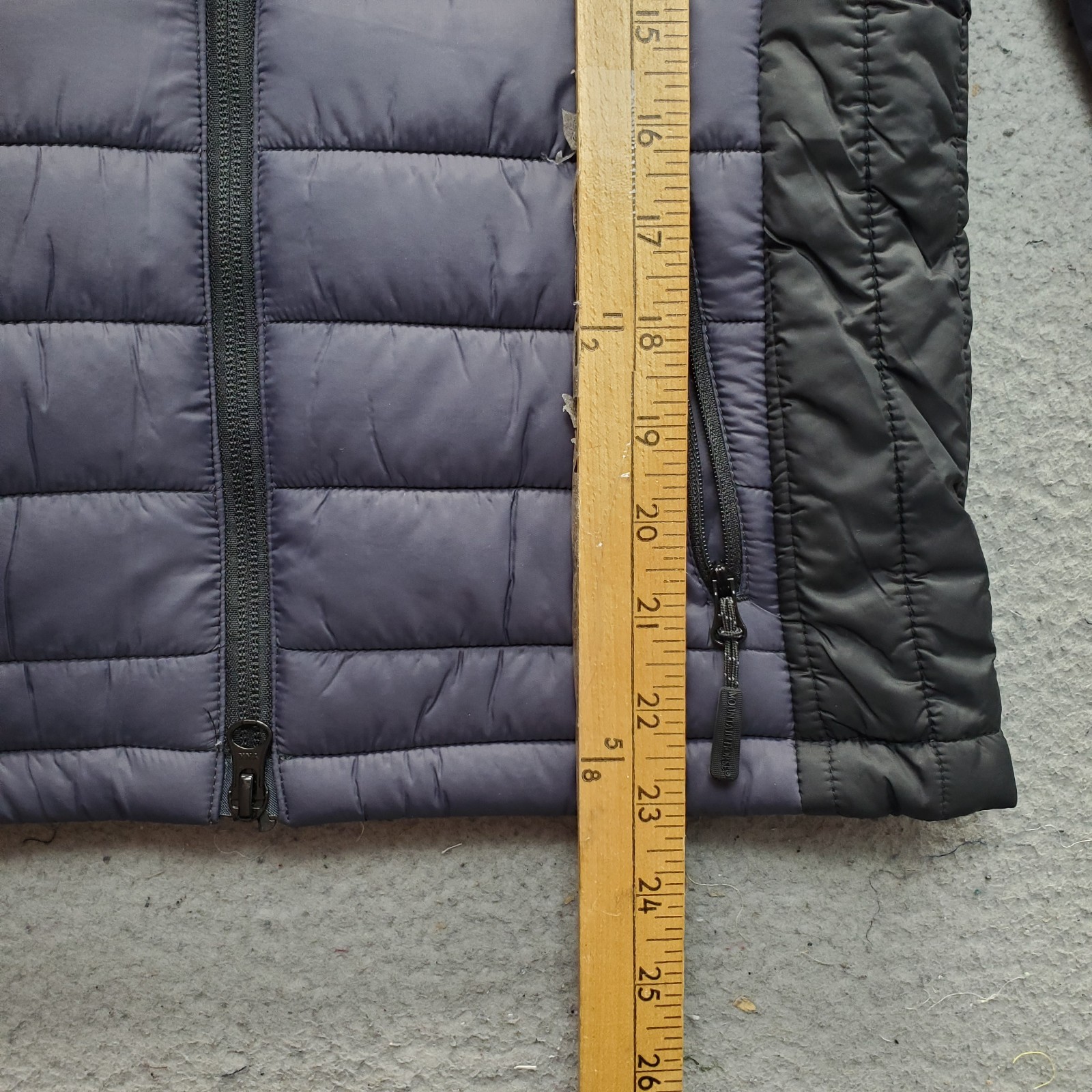 Mountain Horse Puffer Jacket Women Small Multi Quilted Hooded Long Sleeve Zip-Up