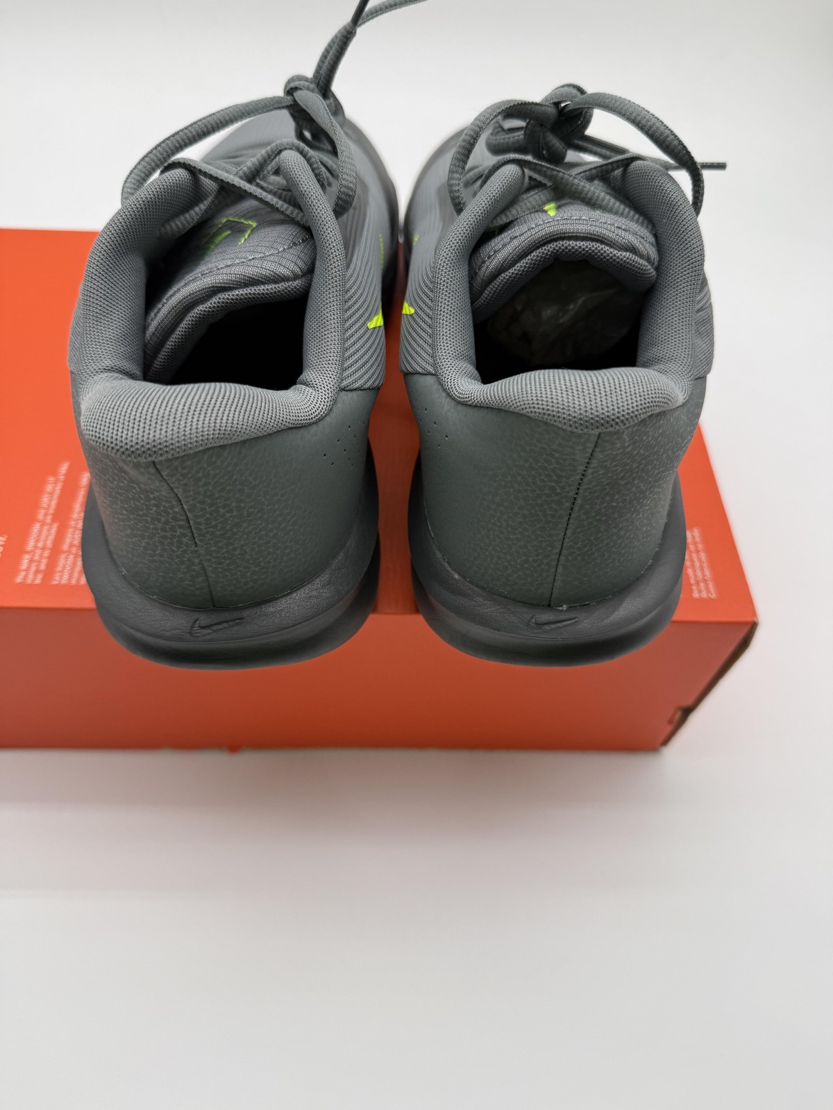 New Nike Precision Shoes Men’s Size 12 Gray Volt Basketball Sneakers HJ9153 004