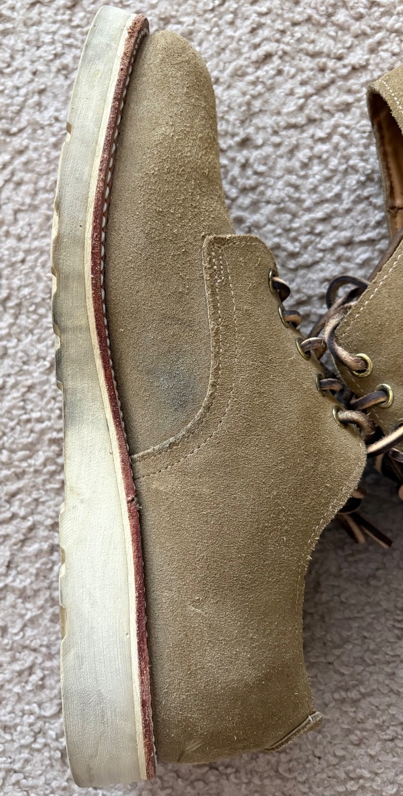 Mark Albert Roughout Derby Goodyear Welted Leather Boots Vibram 9.5 D Huckberry