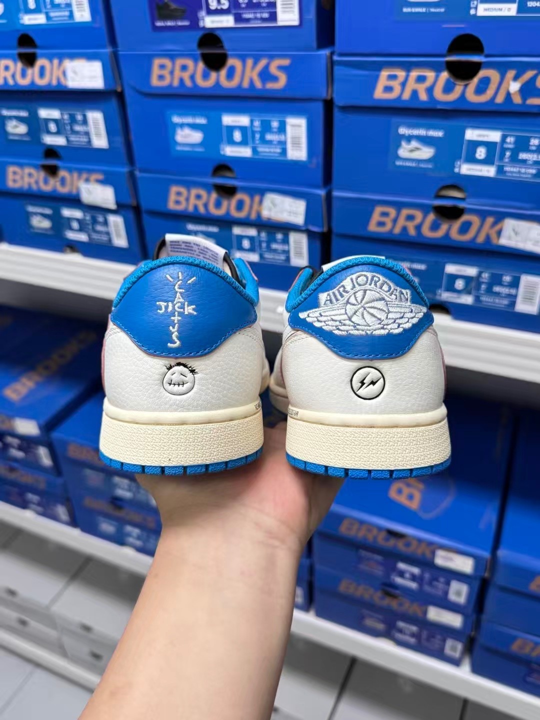 DM7866-104 Fragment Design x Travis Scott x Air Jordan 1 Retro Low Free shipping