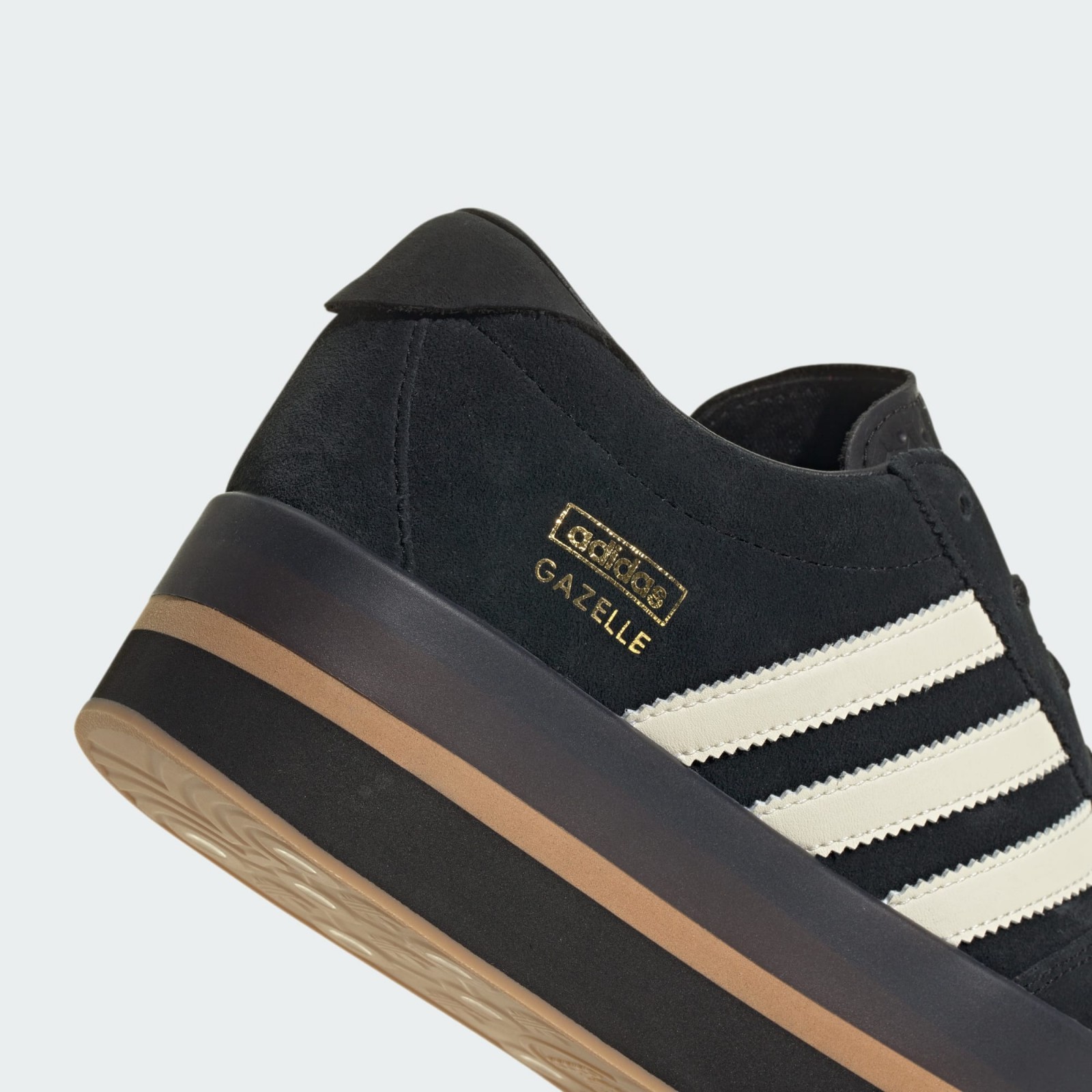 adidas Originals WMNS Gazelle Stack JS0239 Core Black Cream White Women’s US5-11