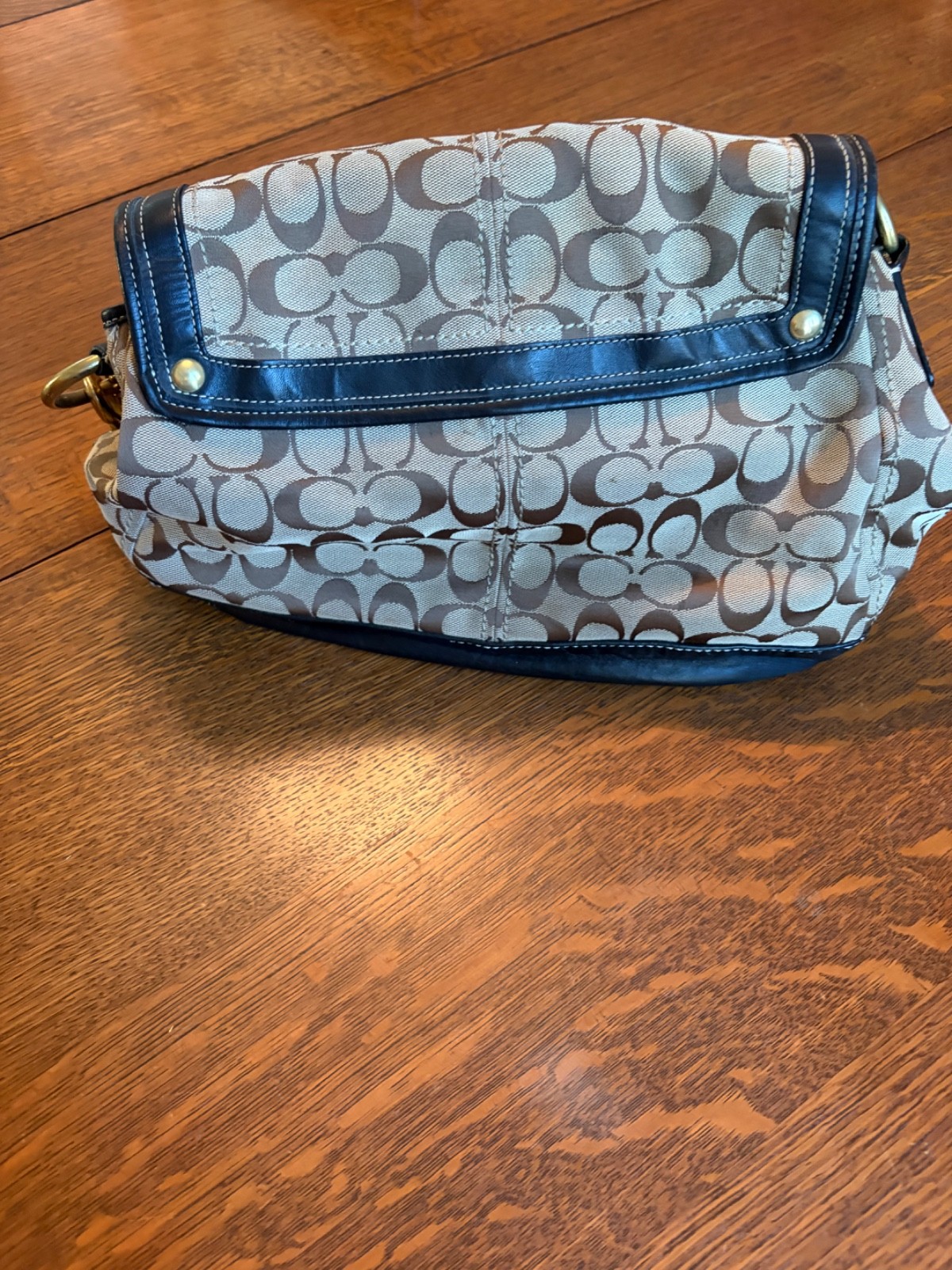 Authentic Coach Vintage Legacy/Ali Signature Flap Jacquard (model G0893-F12857)