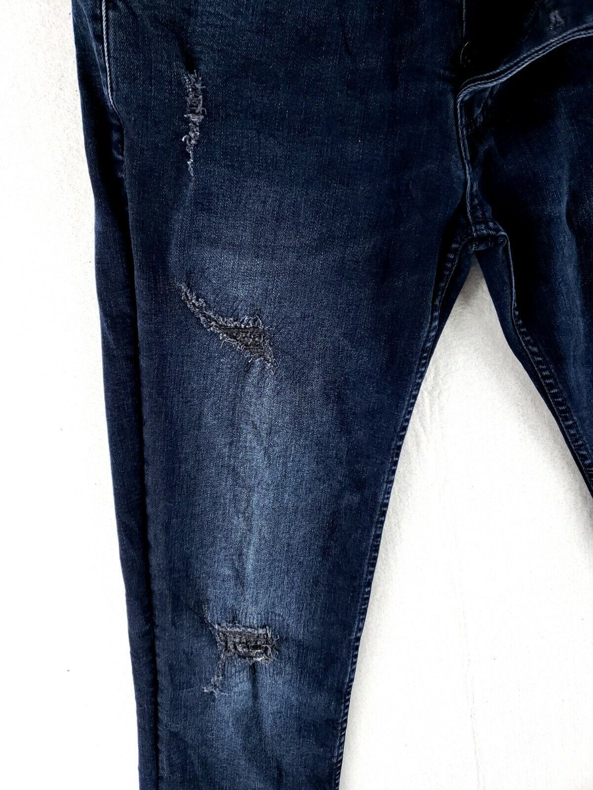 Denim Co. 30×32 Slim Fit Jeans Stretch Denim Dark Wash Button Fly Skinny Modern