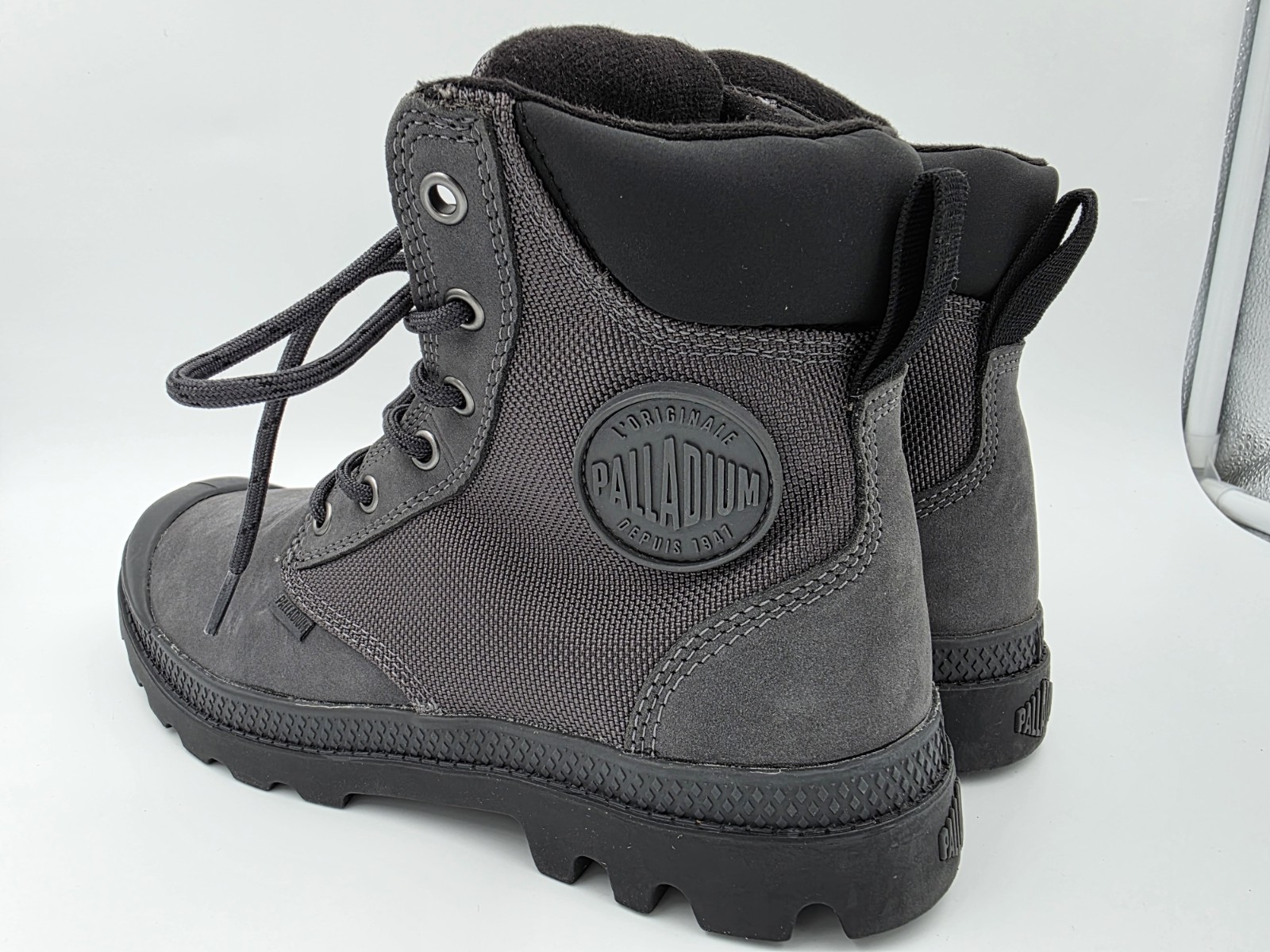 Palladium Pampa Sport Cuff Waterproof Boots, Forged Iron (Grey), M 6 / W 7.5