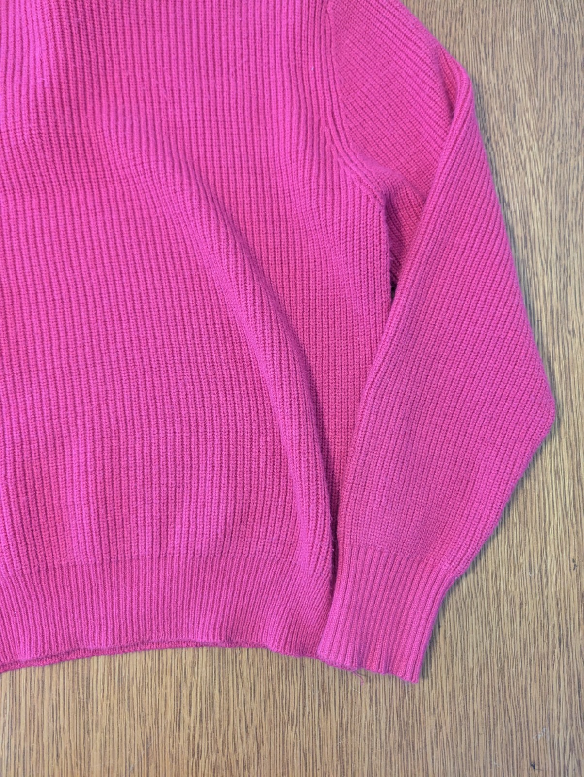 Zara Knit Pullover Sweater Womens Size 13-14 CM 164 Magenta Pink