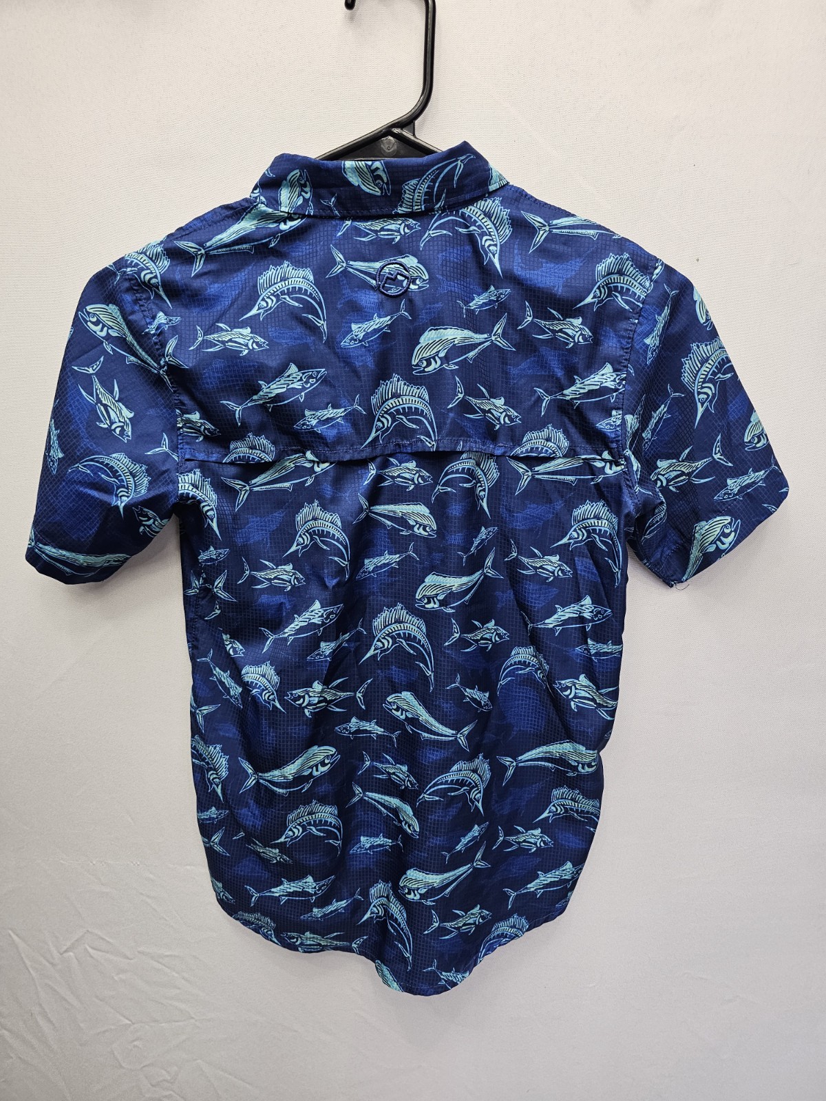 Magellan Boys Fishing Shirt Size Small 8 Rare Fish Design