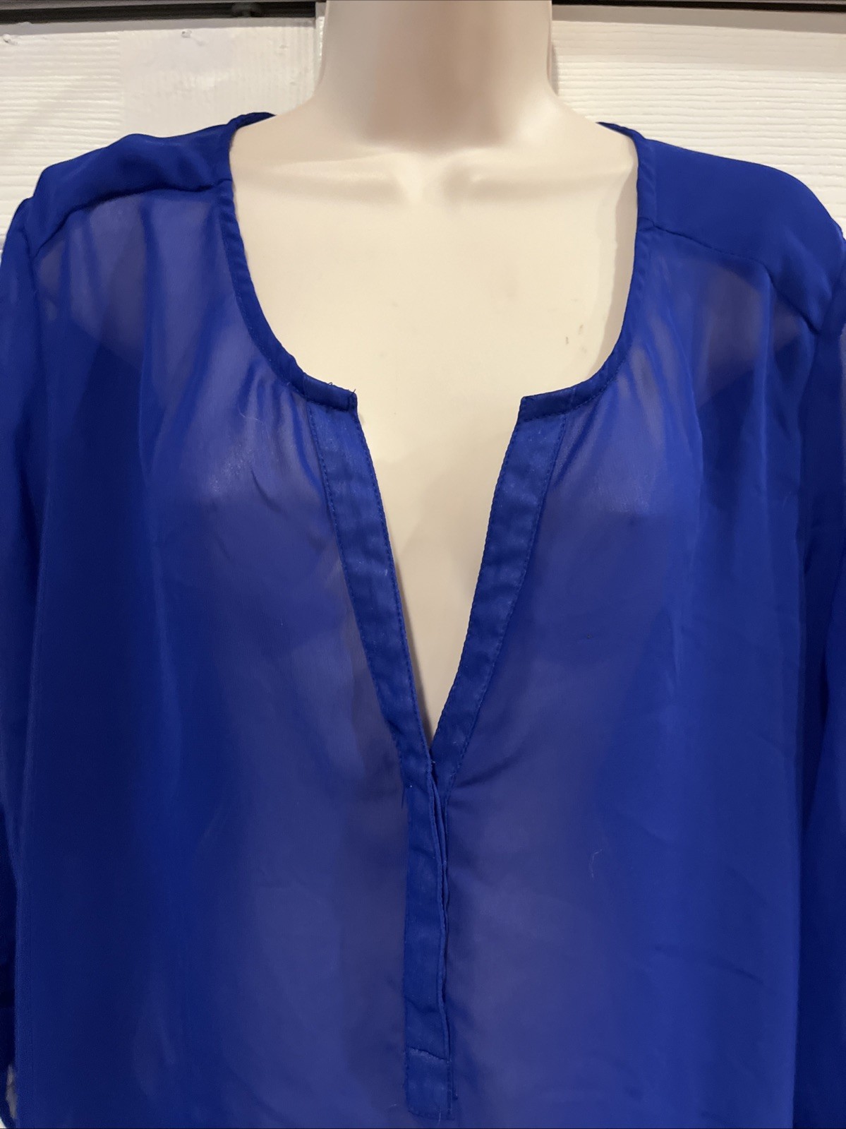Dressy Truth Bluish Purple Top Size XL