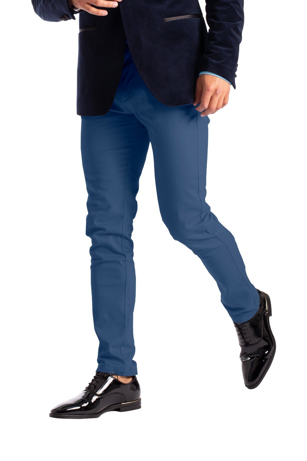 Men’s Stretch Formal Pants Slim-Fit Casual Pants –