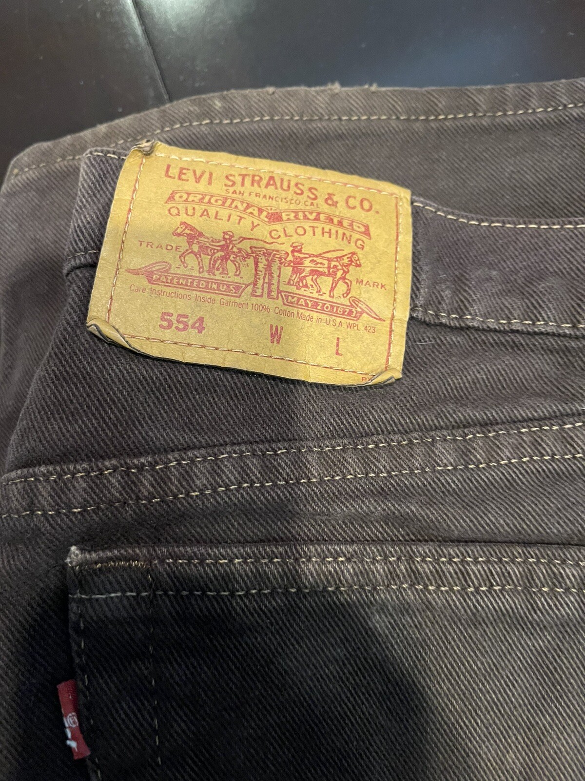 554 Levi Mens Jeans