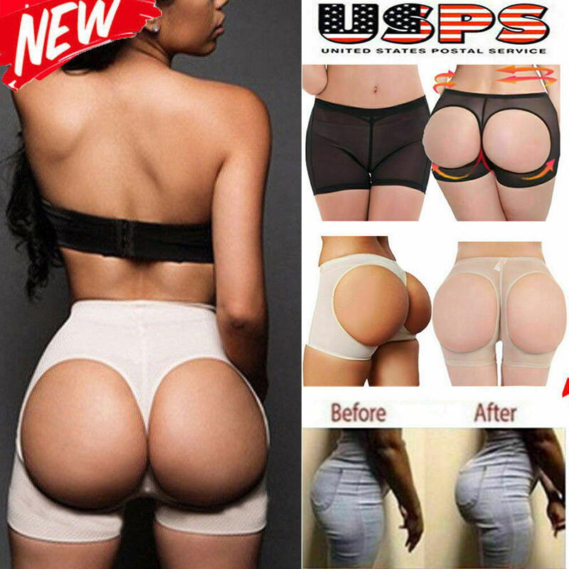 BOOTY BRA BUTT LIFTER SHAPER PANTY HIP ENHANCER LOW WAIST BOY SHORTS UNDERWEAR