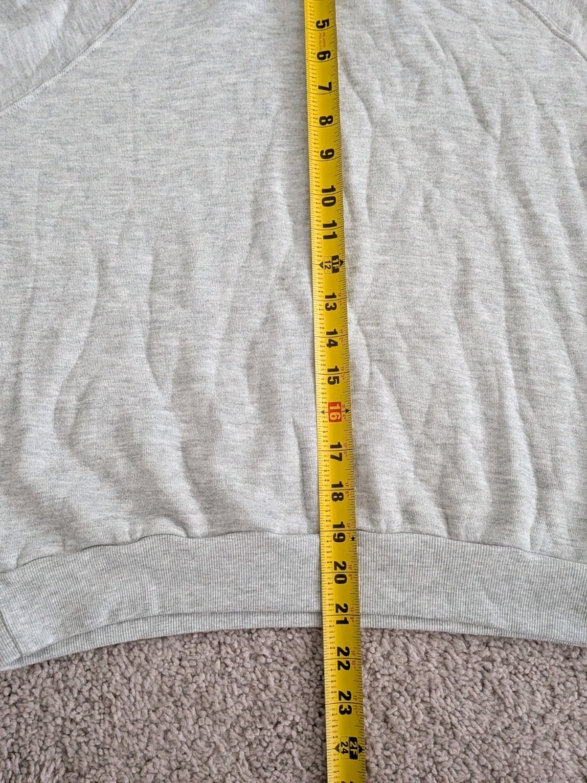 Perfect White Tee Lennon Fleece Crew Sweatshirt Women’s Medium Gray NWT