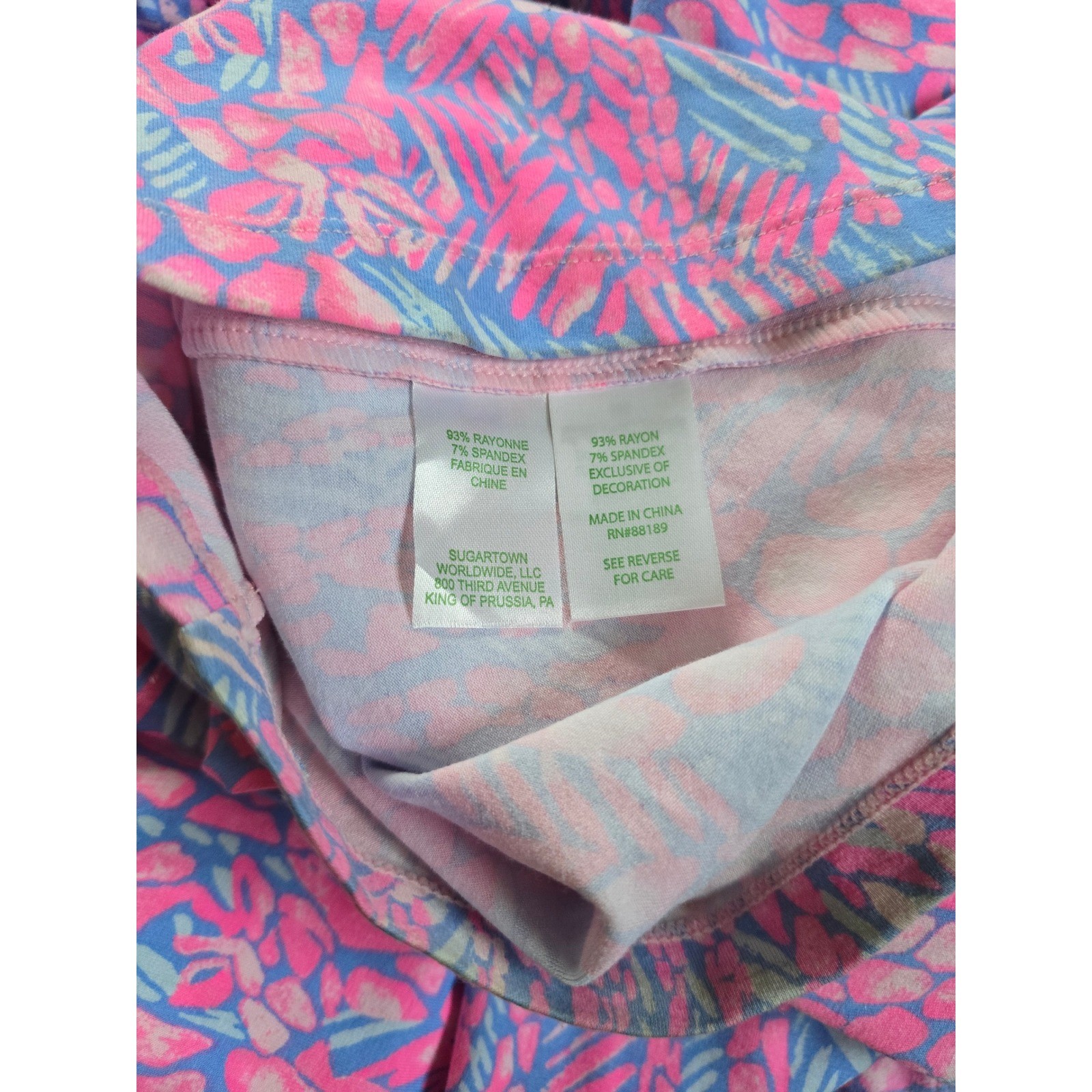 Lilly Pulitzer Bowen Jumpsuit Pink Sorbet High Altitude Giraffe Print Size Large
