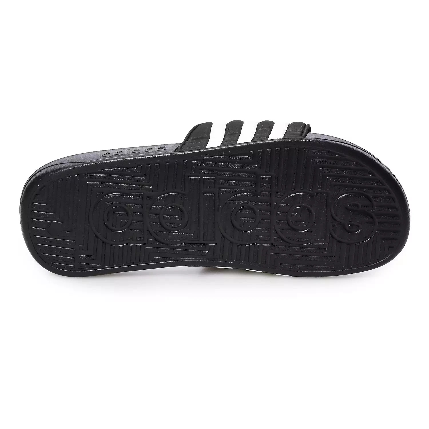 Adidas Adissage Slides Men’s Black White Sizes! F35580 NIB NEW