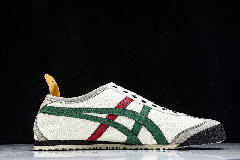 Onitsu*ka Tiger Mexico 66 Birch Green Red Yellow DL408-1684 Unisex Size 4-11