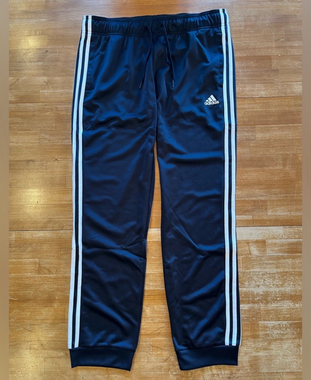 adidas Essentials Tricot 3-Stripes Tracksuit 2 Piece Set Blue Men Multiple Sizes