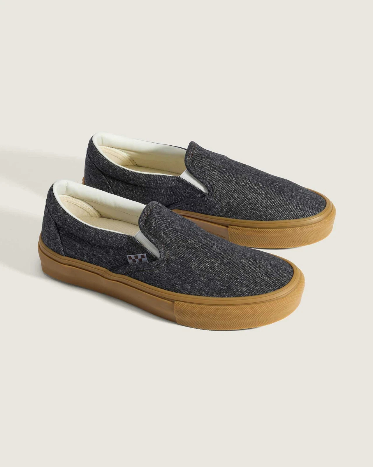 Vans Skate Slip-On Denim Black Denim VN0A5FCAQ47 Men’s Size oki01