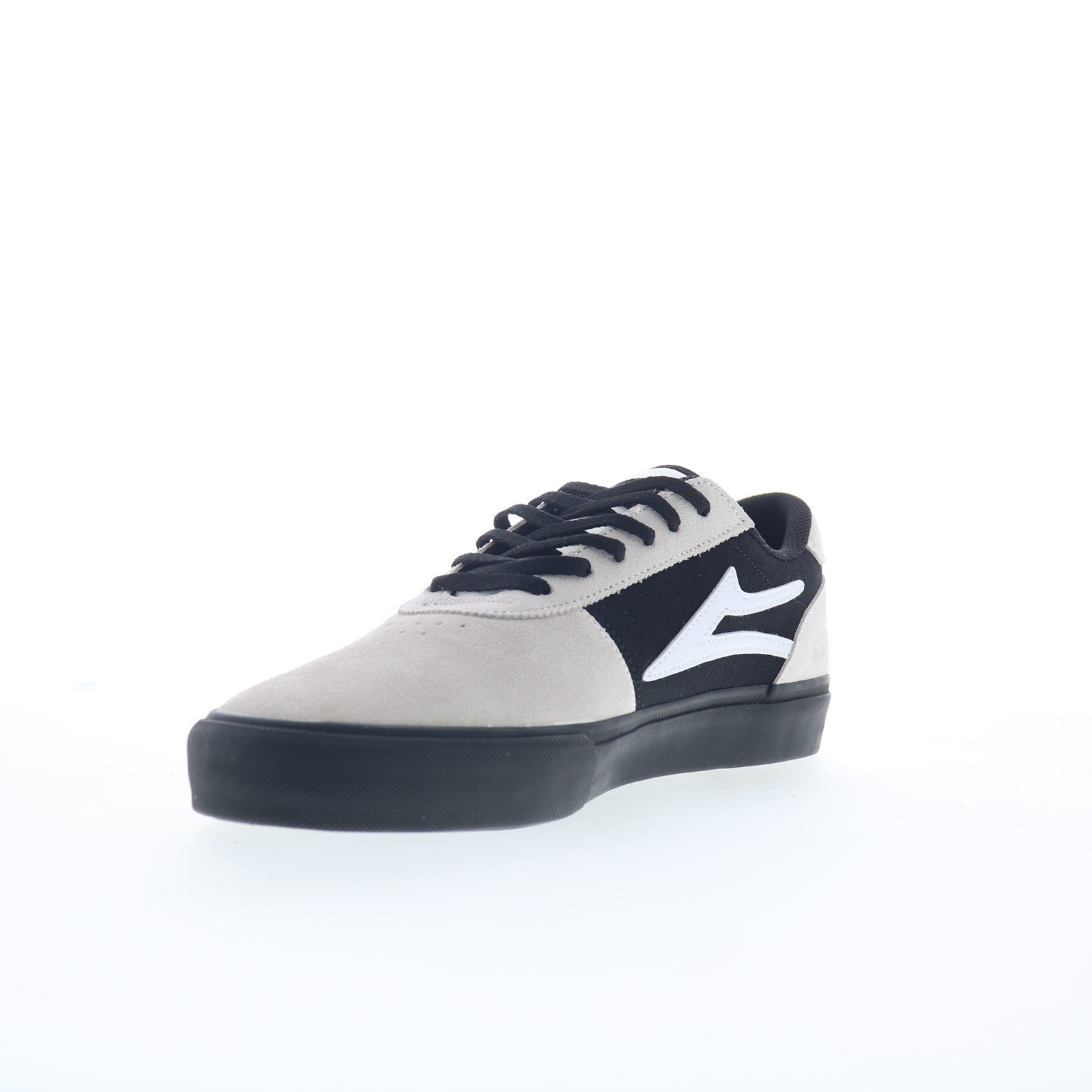 Lakai Manchester Mens White Suede Lace Up Skate Inspired Sneakers Shoes