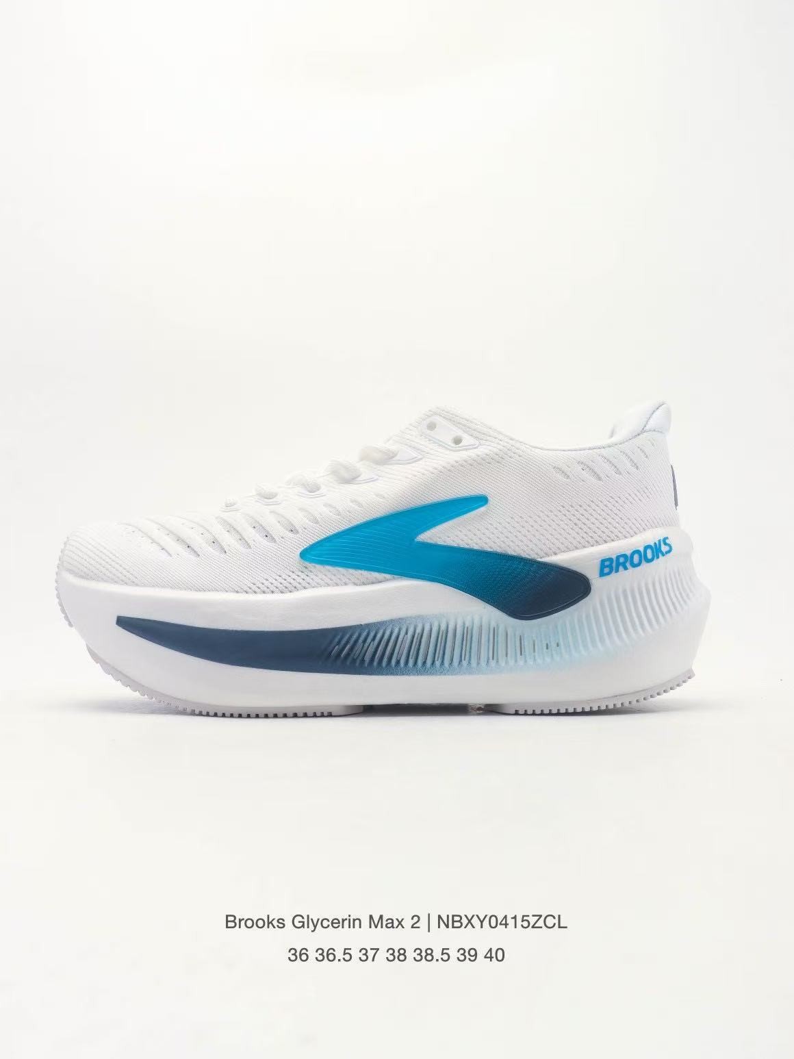 Brooks Glycerin Max 2 Men Running Shoes Breathable Cushioning Sneakers
