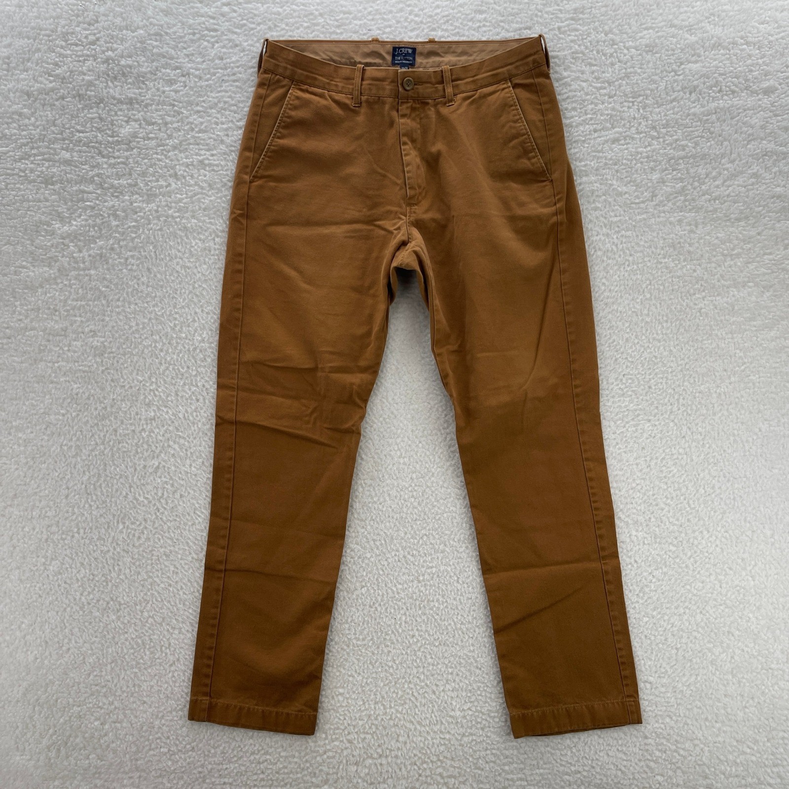 J.Crew Chino Pants Mens 31×30 Brown The Sutton Straight Preppy Office Casual