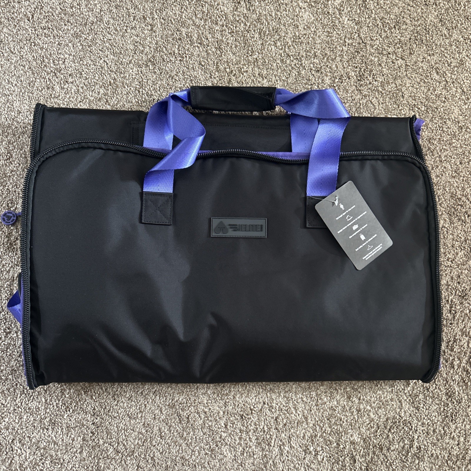 NEW Carnival Cruise Casino PLAYER’S CLUB ELITE Luxury Garment Bag Tote Bag