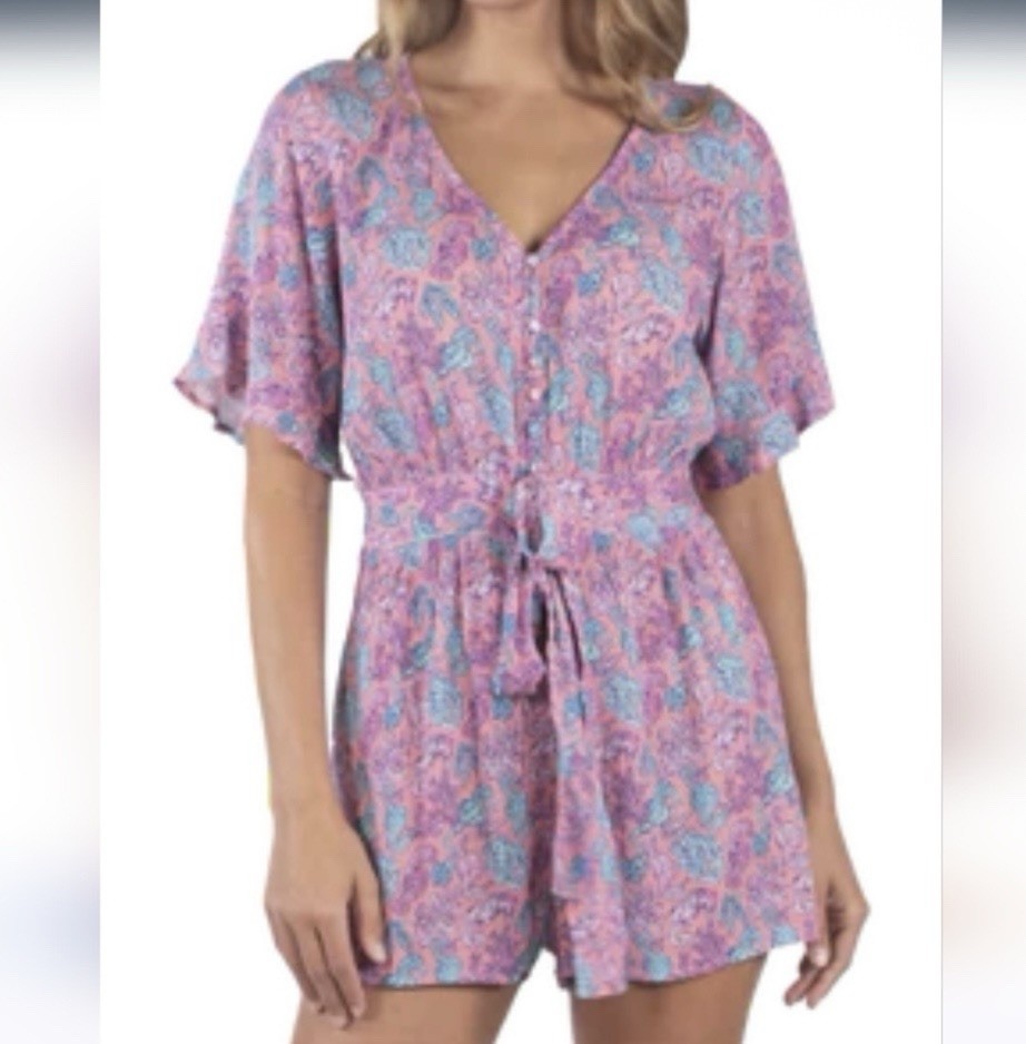 Simply Southern , Shorts, Romper, Medium, Seahorse, NWT, Beach