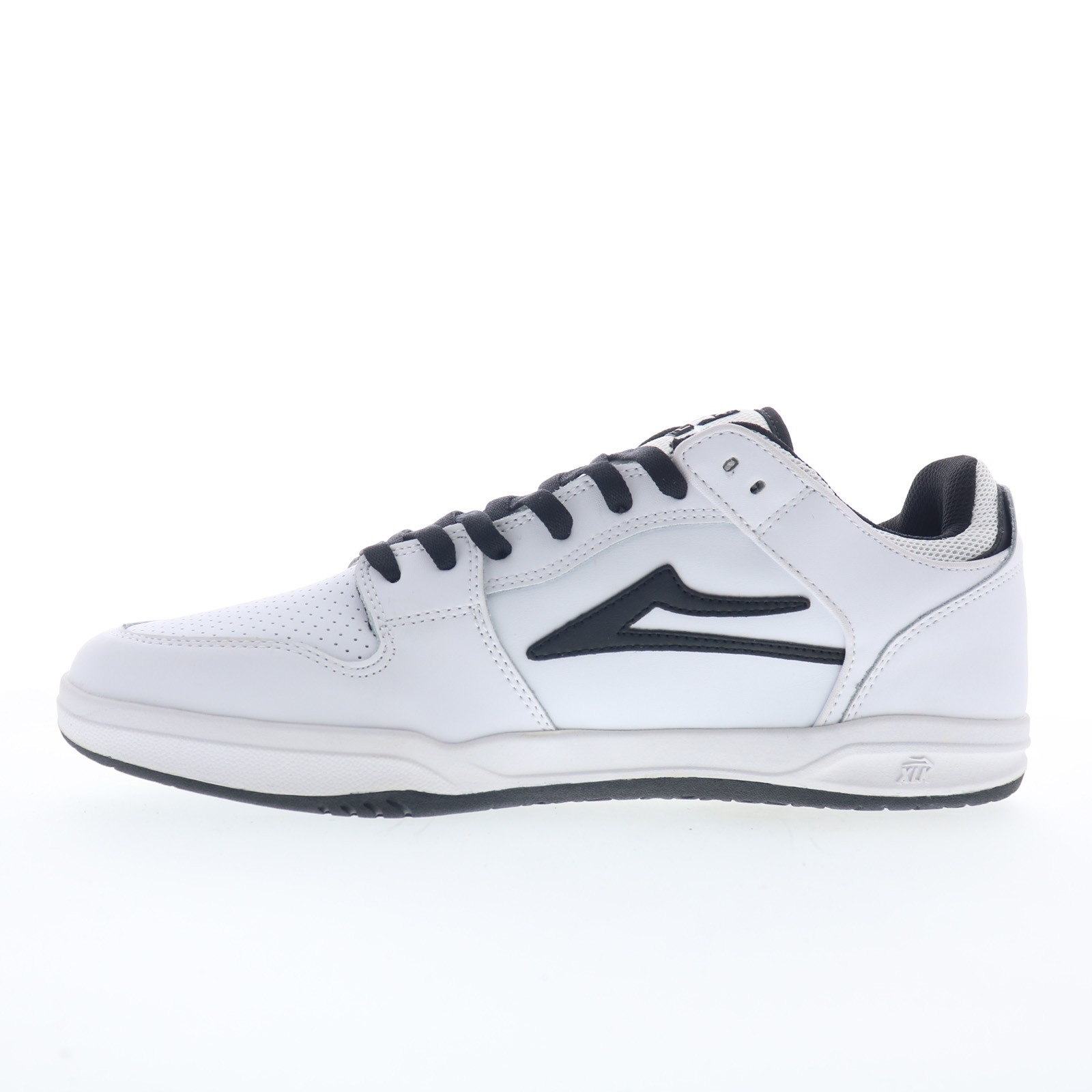 Lakai Telford Low Mens White Leather Lace Up Skate Inspired Sneakers Shoes