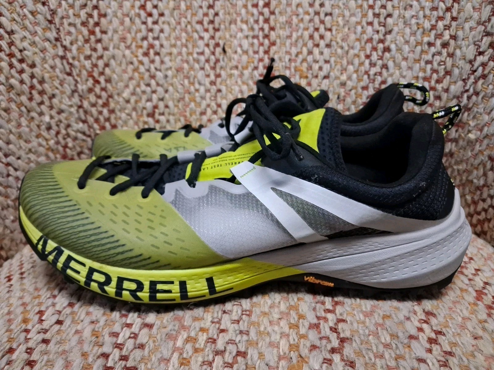 Merrell MTL MQM Hi Viz Men’s Trail Runners Hiking Sneakers Shoes Size 9