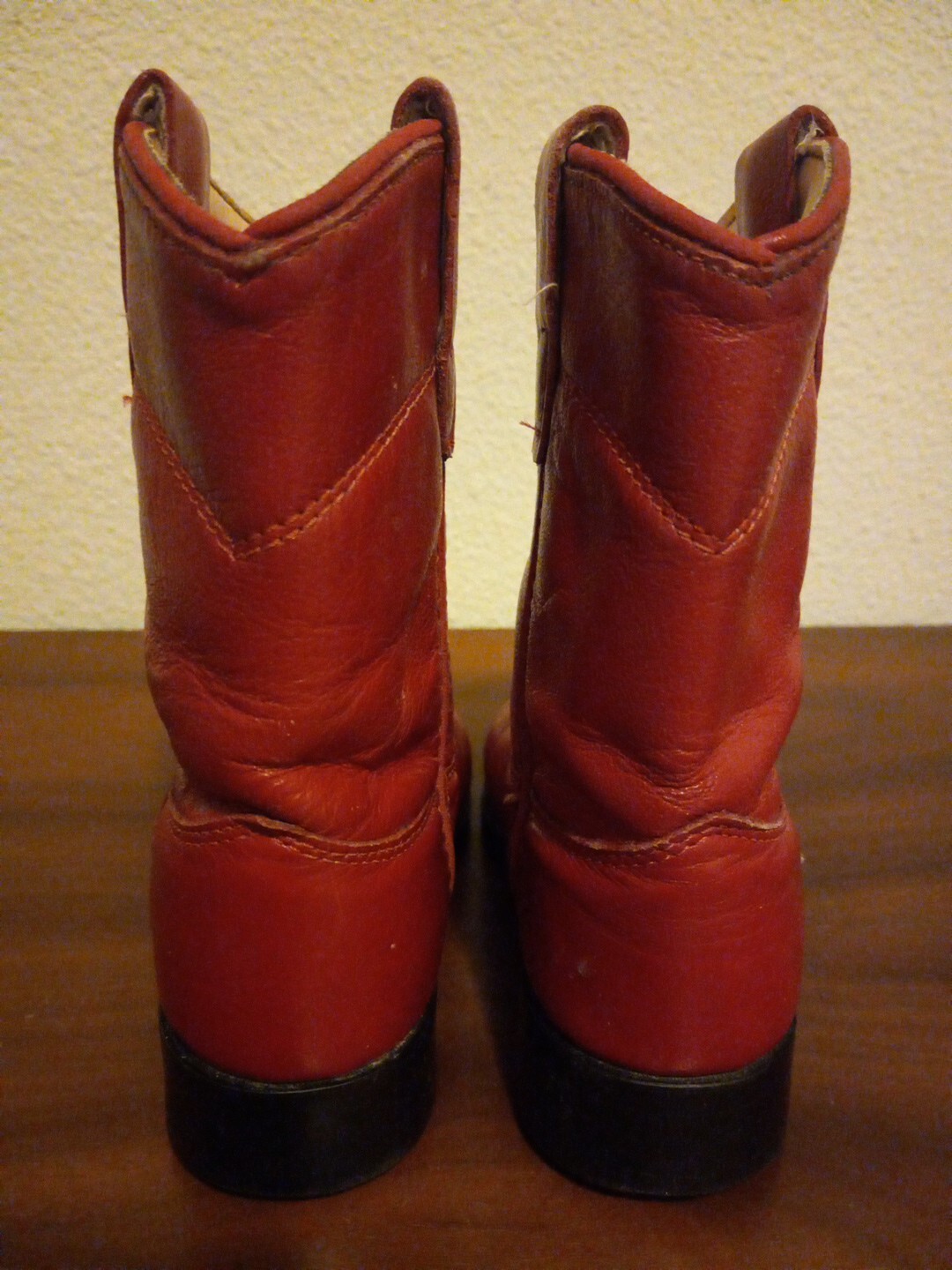 CHILDS A JAMA COWBOY TOMATO SOUP RED BOOTS SIZE 11