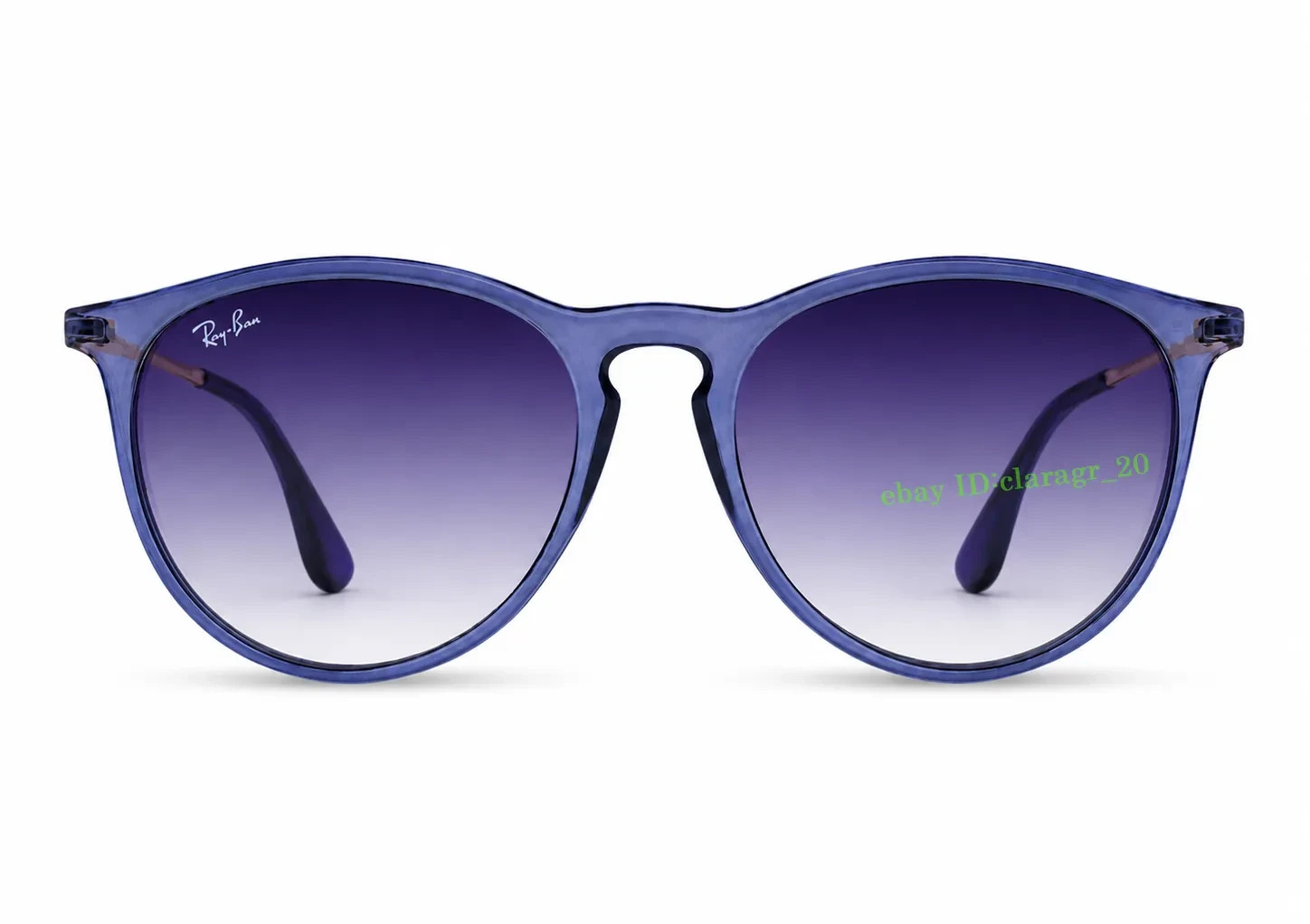 *New* Ray-Ban RB4171 Erika Sunglasses Grey Lenses Blue Frame 54mm UV400