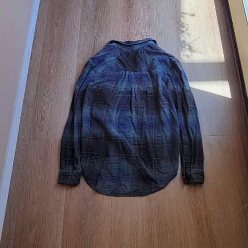BDG Urban Outfitters – XS Dark Green Plaid Cotton Flannel