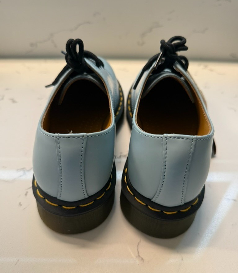 Doc Marten 1461 Smooth Leather Oxford Shoes Sky Blue New No Box – Size 7M/8W