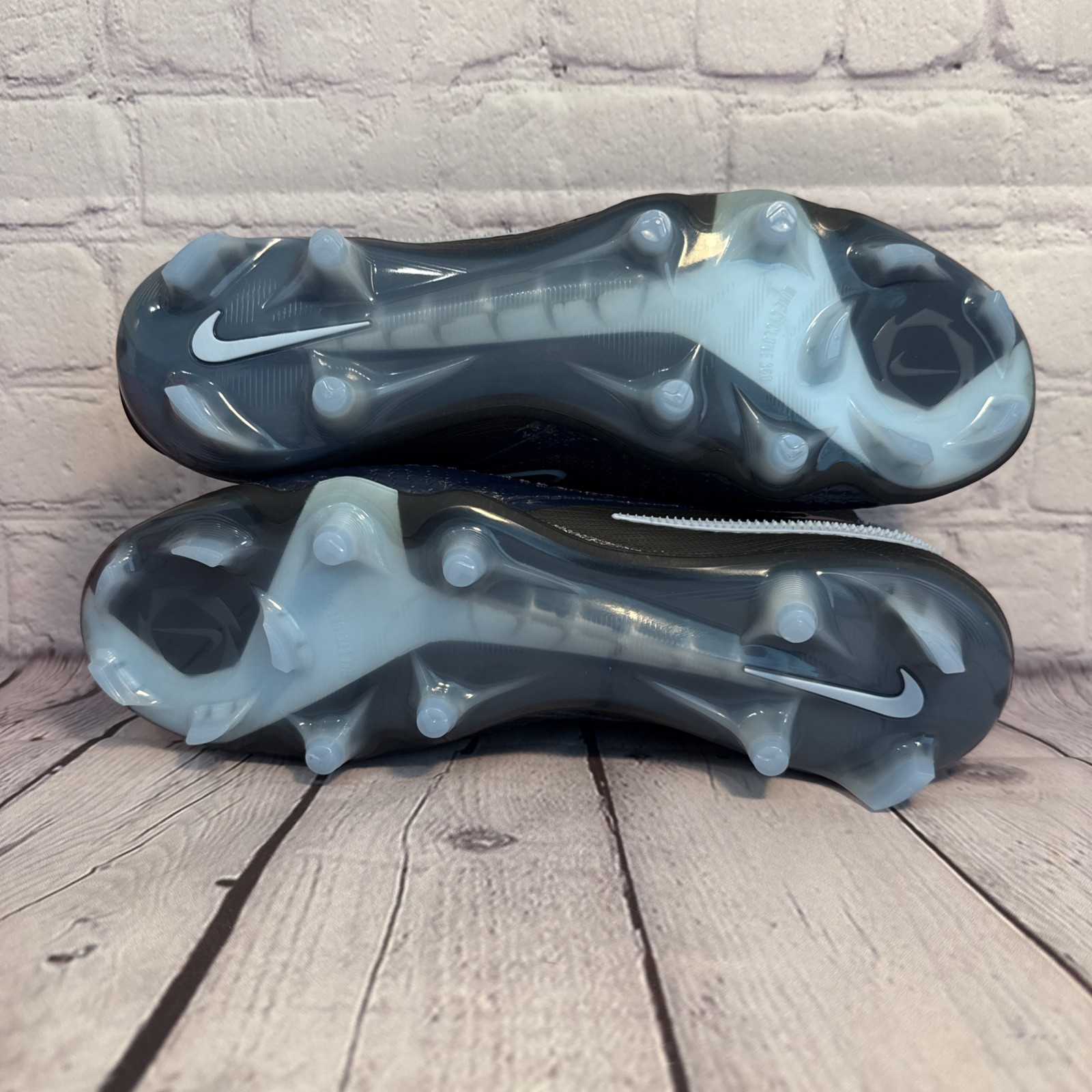 Nike Phantom 6 High Elite FG Black Ice Blue Soccer Cleats Men’s Size 9 NEW