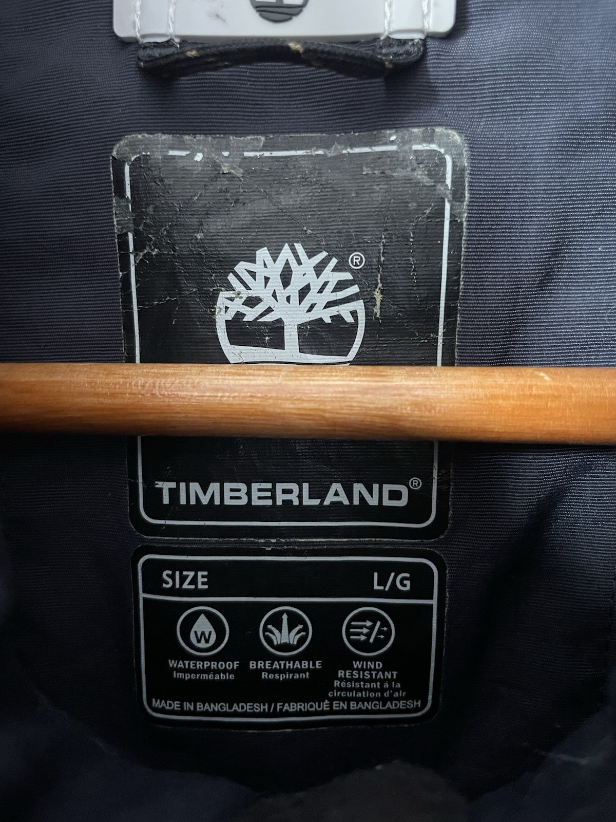 Timberland Gilet Large Waterproof Breathable Lined Blue