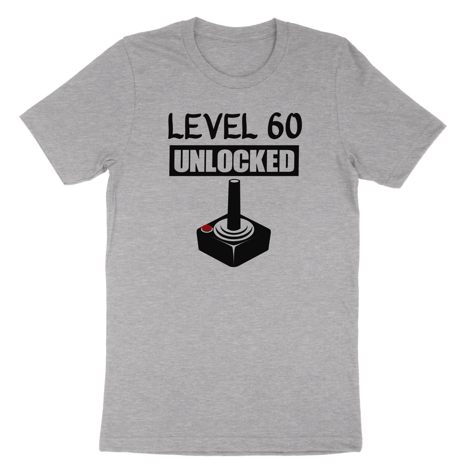 60th Birthday Shirt Level 60 Unlocked T-shirt Funny Custom Tee Gifts for Him Her
