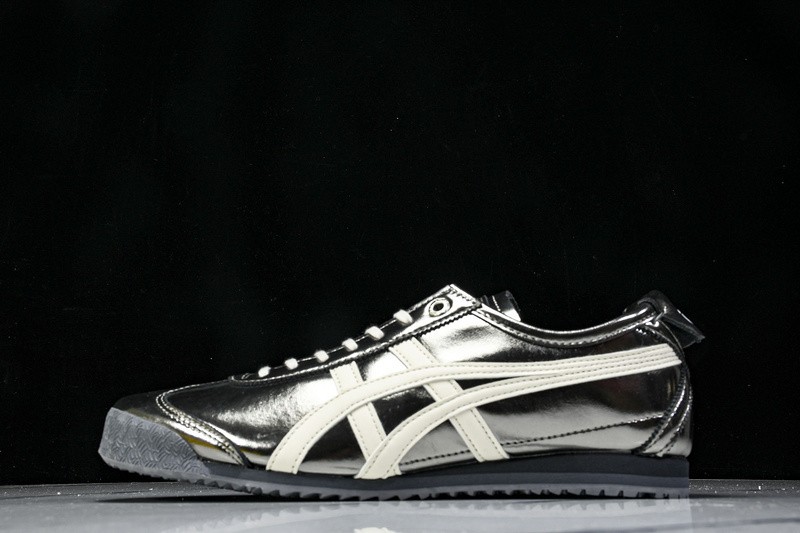 Onits*ka Tiger Mexico66SD Metallic Series Metropolis Cream 183C468-020 Size 4-11