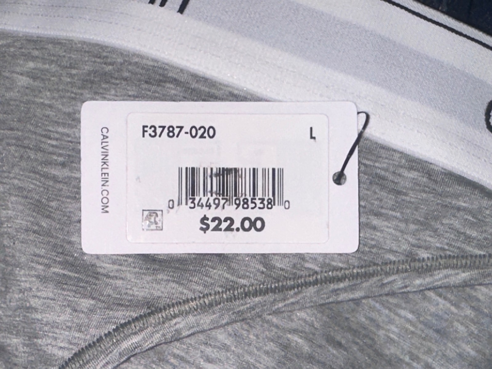 CALVIN KLEIN Modern Cotton Grey White Black Bikini Panty Womens S 5 M 6 L 7 XL 8