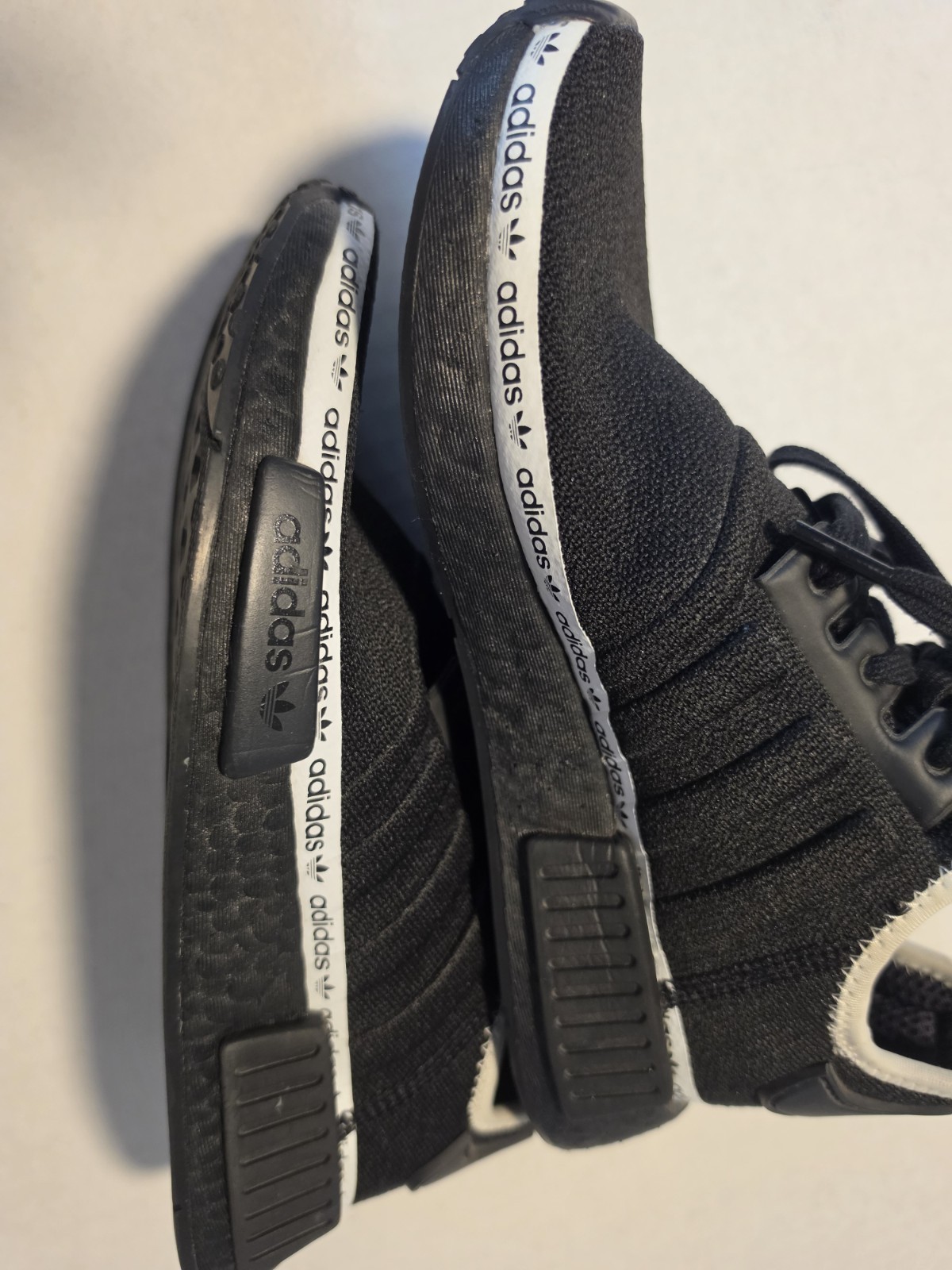 adidas NMD_R1 Black Tape Logo Womens