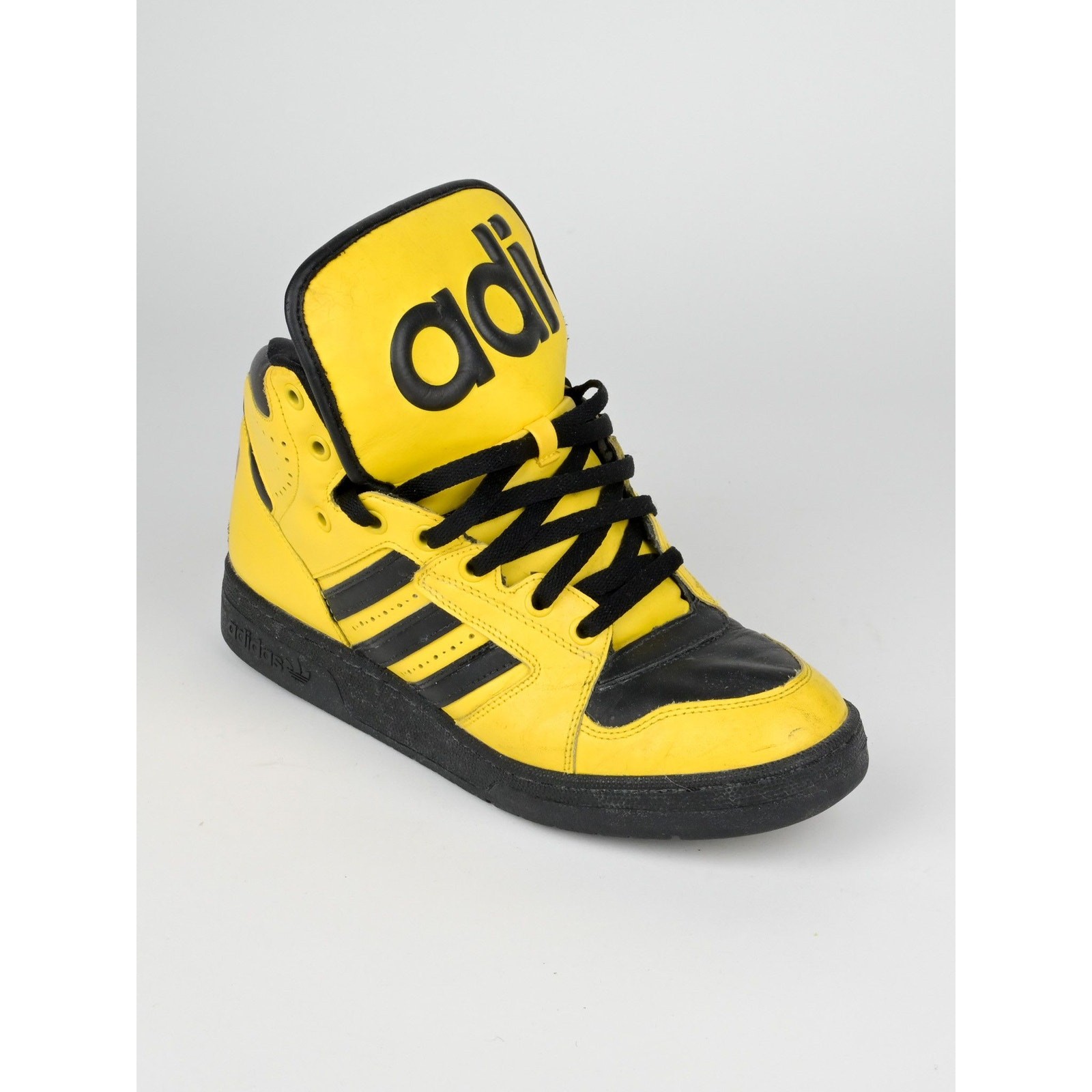 Adidas x Jeremy Scott S/S 2012 Instinct Hi (Black/Yellow) – Size 10